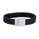 armbånd sort kalveskind 12mm