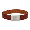 armbånd brun kalveskind 12mm