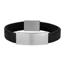 armbånd sort kalveskind 12mm