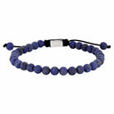 armbånd matt lapis 19cm - 25cm