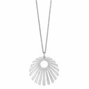 Rhodineret sølv vedhæng SUN52 30mm 60+10cm chain - 825 780
