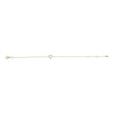 Forgyldt sølv armbånd AIDANOR 7mm 17+3cm - 845 049-3