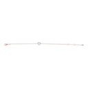 Rosaforgyldt armbånd AIDANOR 7mm 17+3cm - 845 049-4