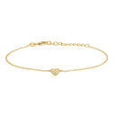 Forgyldt sølv armbånd ALMANOR 17+3cm - 845 059-3