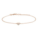 Rosaforgyldt sølv armbånd ALMANOR 17+3cm - 845 059-4