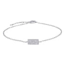 Rhodineret Sølv armbånd FELINANOR 10x5mm - 845 086