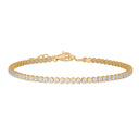 Forgyldt sølv armbånd ELNANOR 17+3cm - 852 000-3