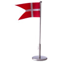 Fortinnet flagstang uden motiver, 30 cm