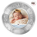 Tin fotoramme (rund) prins Ø18cm
