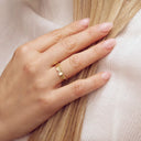 Scarlett Stellar Ring - 18 karat forgyldt