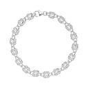 Sølv armbånd med 6 mm knude led - 19 cm