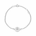 Marguerit armbånd 11mm - Sølv - 9015030-H