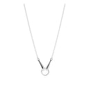 Collier bidsel 45-48 cm sølv