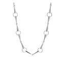 Collier bidsel 40-42-45 cm sølv