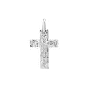 Vedh. kors rustikt 17x12mm 925