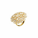 Marguerit ring m- Forgyldt sølv - 907075-19-M