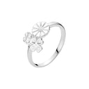 Marg.ring firkløv 7,5mm 925