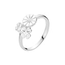 Forgyldt Firkløver Marguerit ring