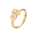 Marg.ring firkløv 7,5 mm fg925