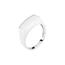 Ring plade 15x7mm 925