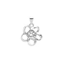 Vedh. blomst med zirk. 925