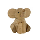 Træfigur, Elefant 8cm