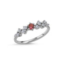 14kt. Twinkle Ring med Turmalin og 0,16ct. W-si