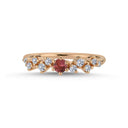 14kt. Twinkle Ring med Turmalin og 0,16ct. W-si