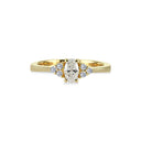 14kt. DAHLIA Ring med 0,35ct. W-si
