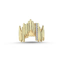 14kt. PIANO Ring med 0,12ct. W-si