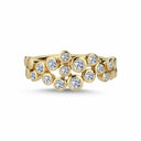 14kt. BUBBLES ring med 0,38ct. W-si