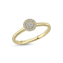 14kt. Sia ring med 0,17ct. W-si