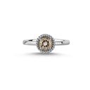 14kt. DARLING ring med Morganit