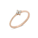 14kt. IRIS ring med 0,12ct. W-si