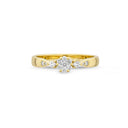14kt. Nellie Ring med 0,24ct. W-si