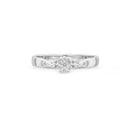 14kt. Nellie Ring med 0,24ct. W-si