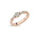 14kt. Nellie Ring med 0,24ct. W-si