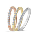 14kt. LUCCA ring med i alt 0,15ct. W-si