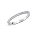 14kt. LUCCA ring med i alt 0,15ct. W-si