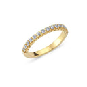 14kt. PERÁ ring med 0,21ct. W-si