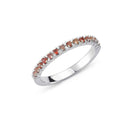 14kt. PERÁ ring med orange safir