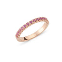 14kt. PERÁ ring med pink safir