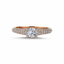 14kt. DAZZLING Ring med 0,50 + 0,42ct. W-si