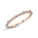 14kt. Noelle ring med 0,18ct. W-si