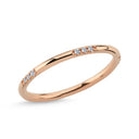 14kt. Noelle ring med 0,075ct. W-si