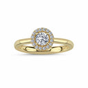 14kt. Bernadotte Ring med 0,52ct. W-vs