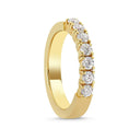 14kt. VIENNA ring med 7 x 0,10ct. W-si