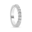 14kt. VIENNA ring med 7 x 0,10ct. W-si