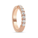 14kt. VIENNA ring med 7 x 0,10ct. W-si