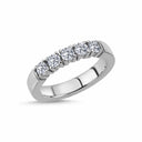 14kt. VIENNA ring med 5 x 0,15ct. W-si